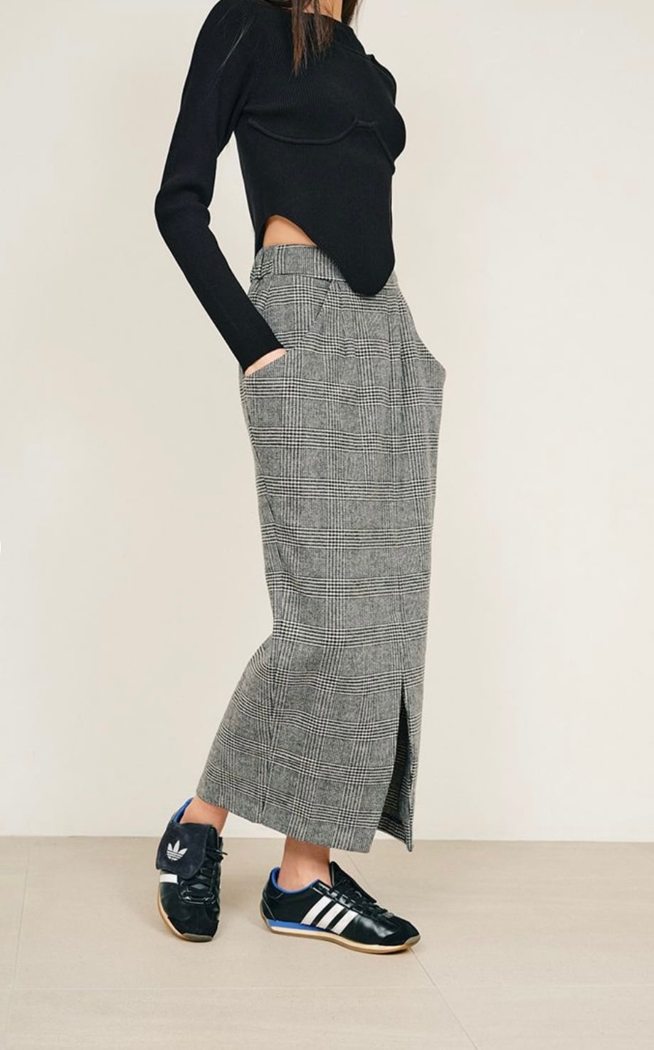 【 null 】ドレープポケットスカート