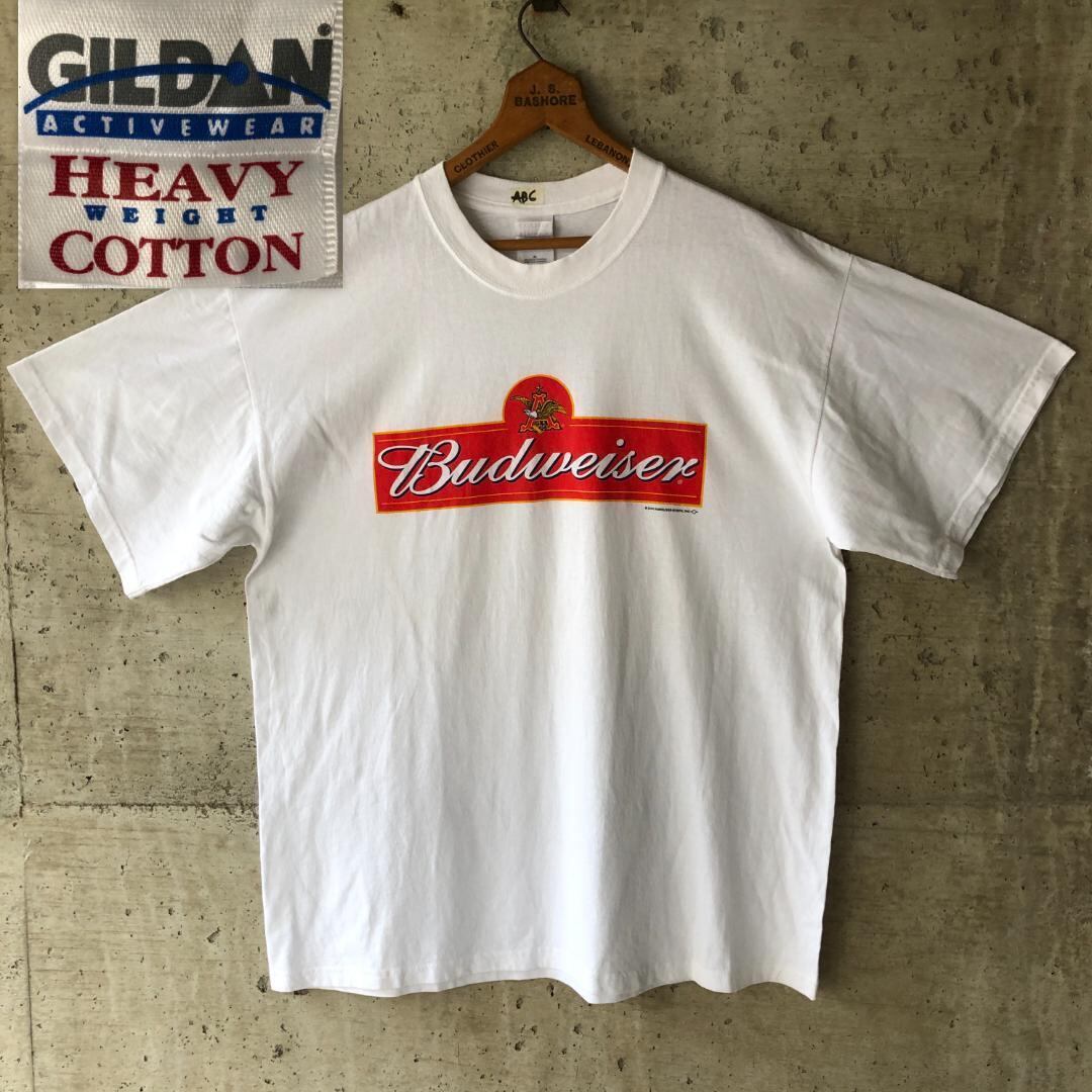 AB6 Tシャツ ビール バドワイザー 企業T アドT 白T シンプル ロゴ Budweiser | ビンテージ雑貨 家と外で powered by  BASE