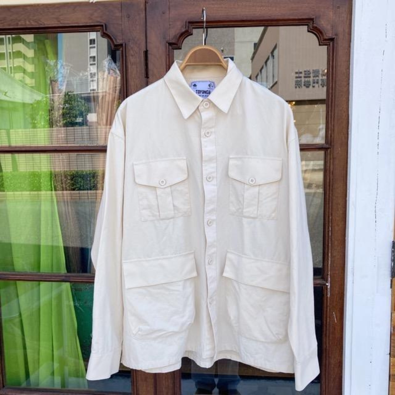 TOPANGA Men's 　サファリジャケット　ホワイト