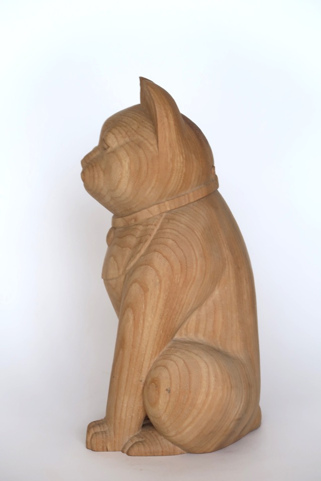 The Quiet Invitation ― An Original Old Seto-Style Lucky Cat by Tessō Mori