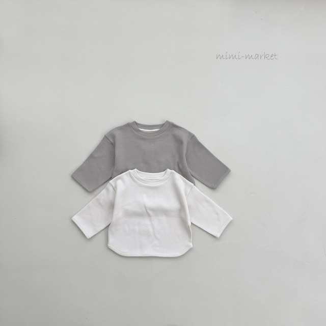 予約：waffle wrap tee〔mimi market〕