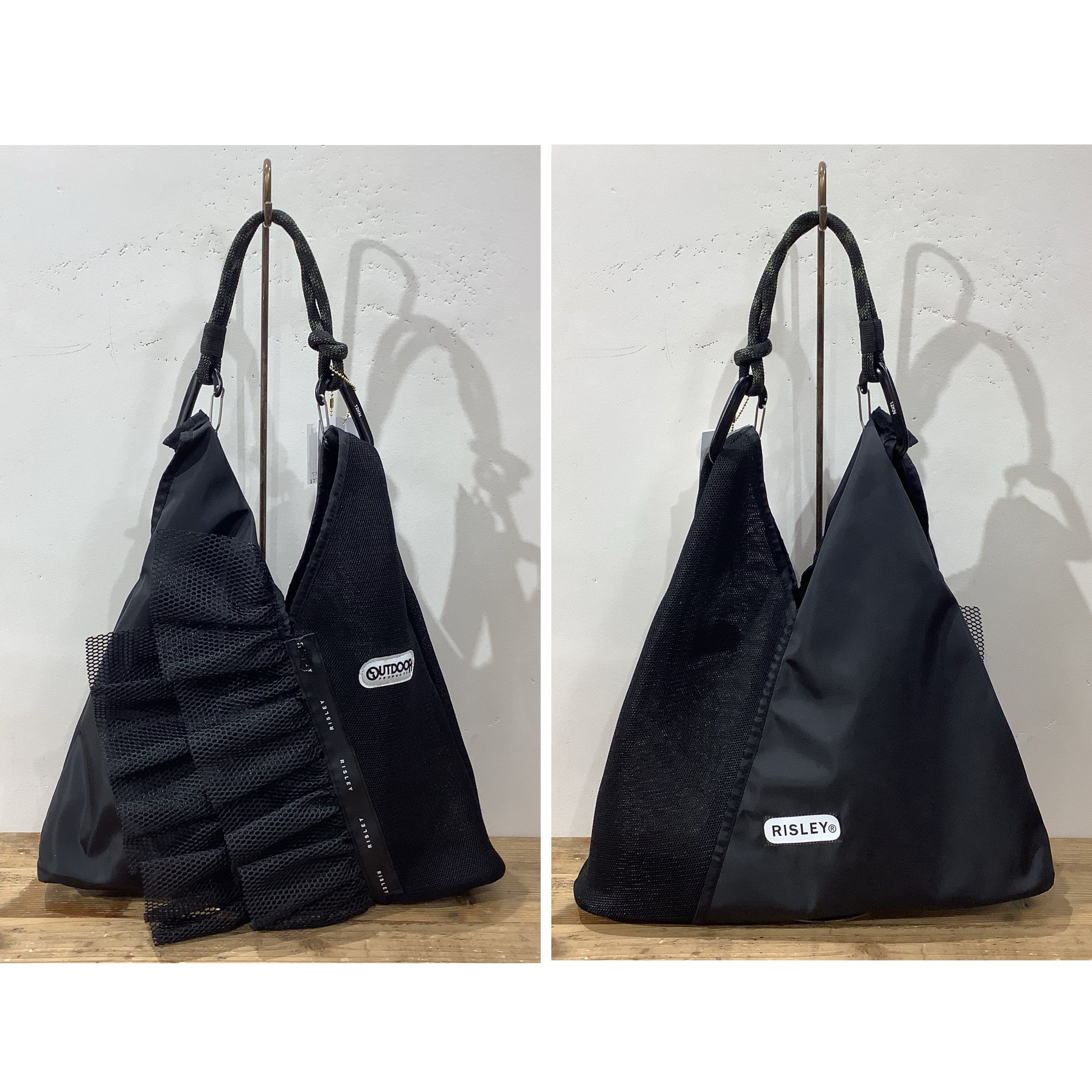 RISLEY×OUTDOOR(リズレイ×アウトドア)】トライアングルフリルメッシュ