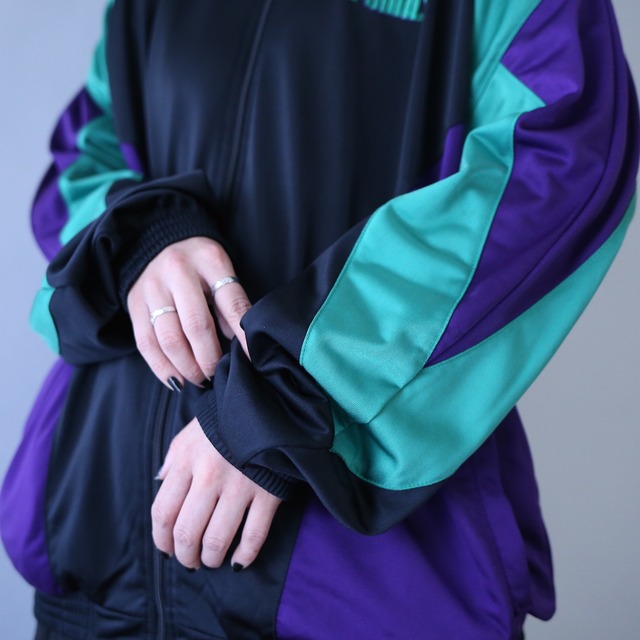 "PUMA" poison color switching design loose silhouette track jacket