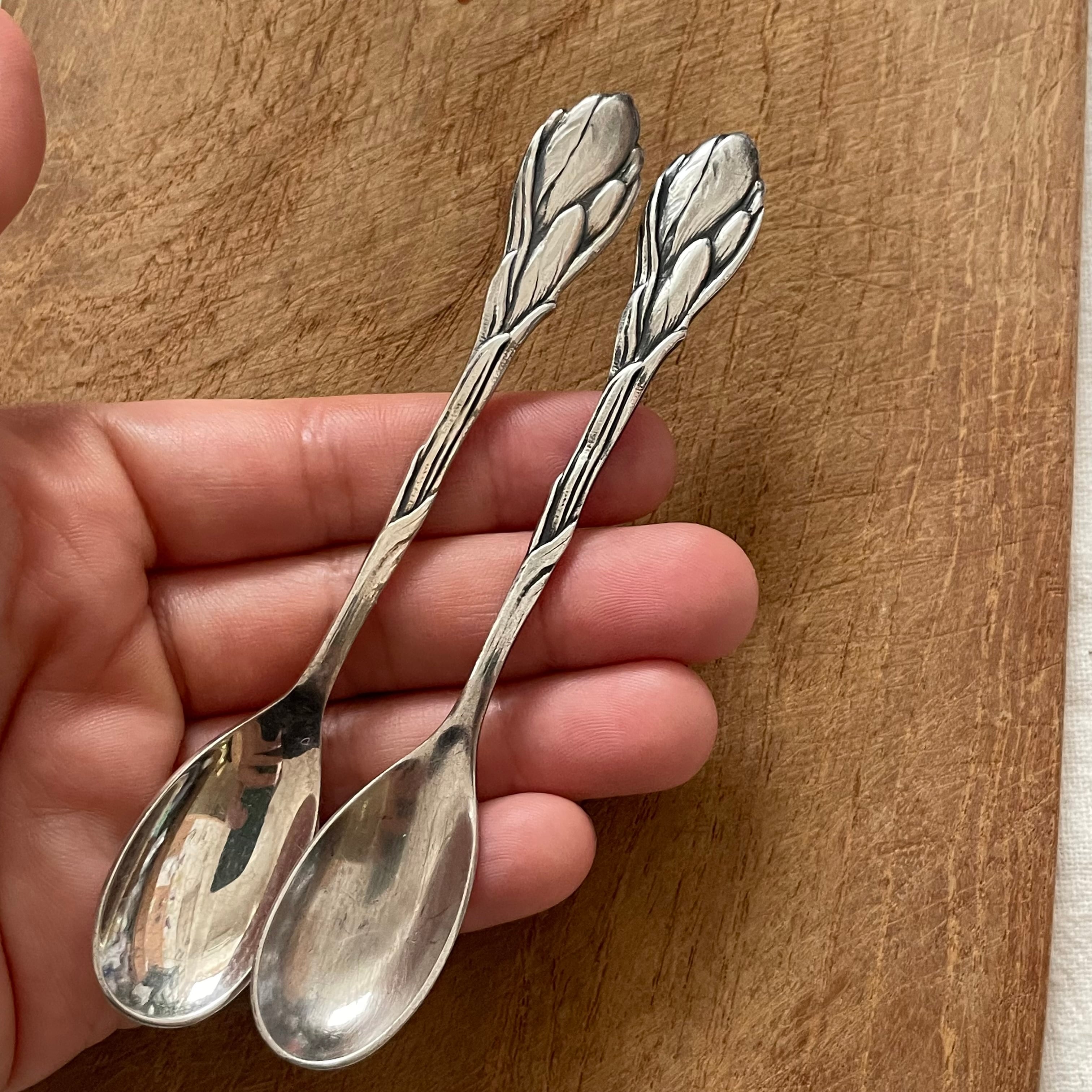 花模様のティースプーン4 | tsuitachi craft&brocante