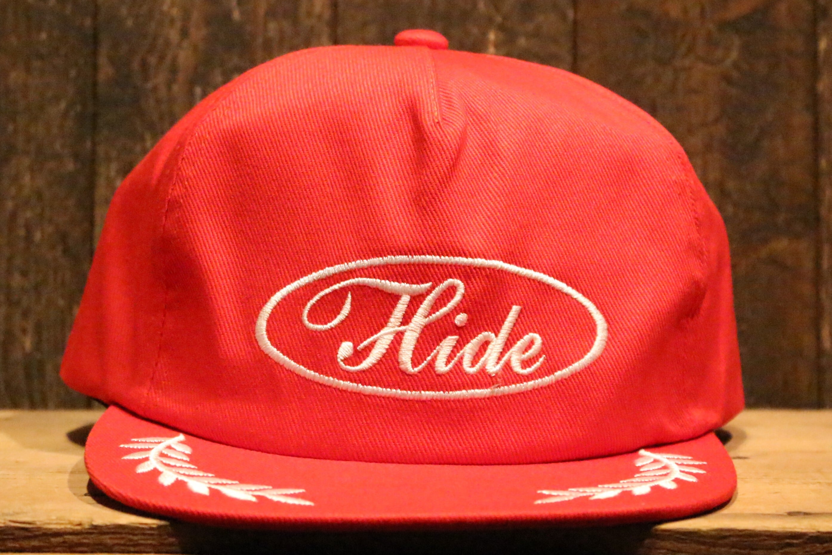 HIDE AND SEEK】Laurel CAP -RED（ハイドアンドシーク) | Cannon Ball