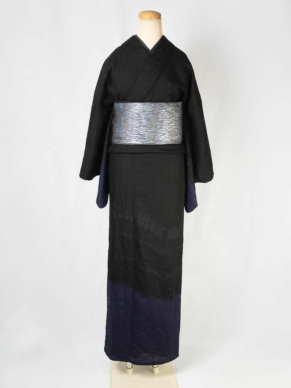 兵児帯「ギラヘコII」グリーン×パープル [E1395] | Rumi Rock Store