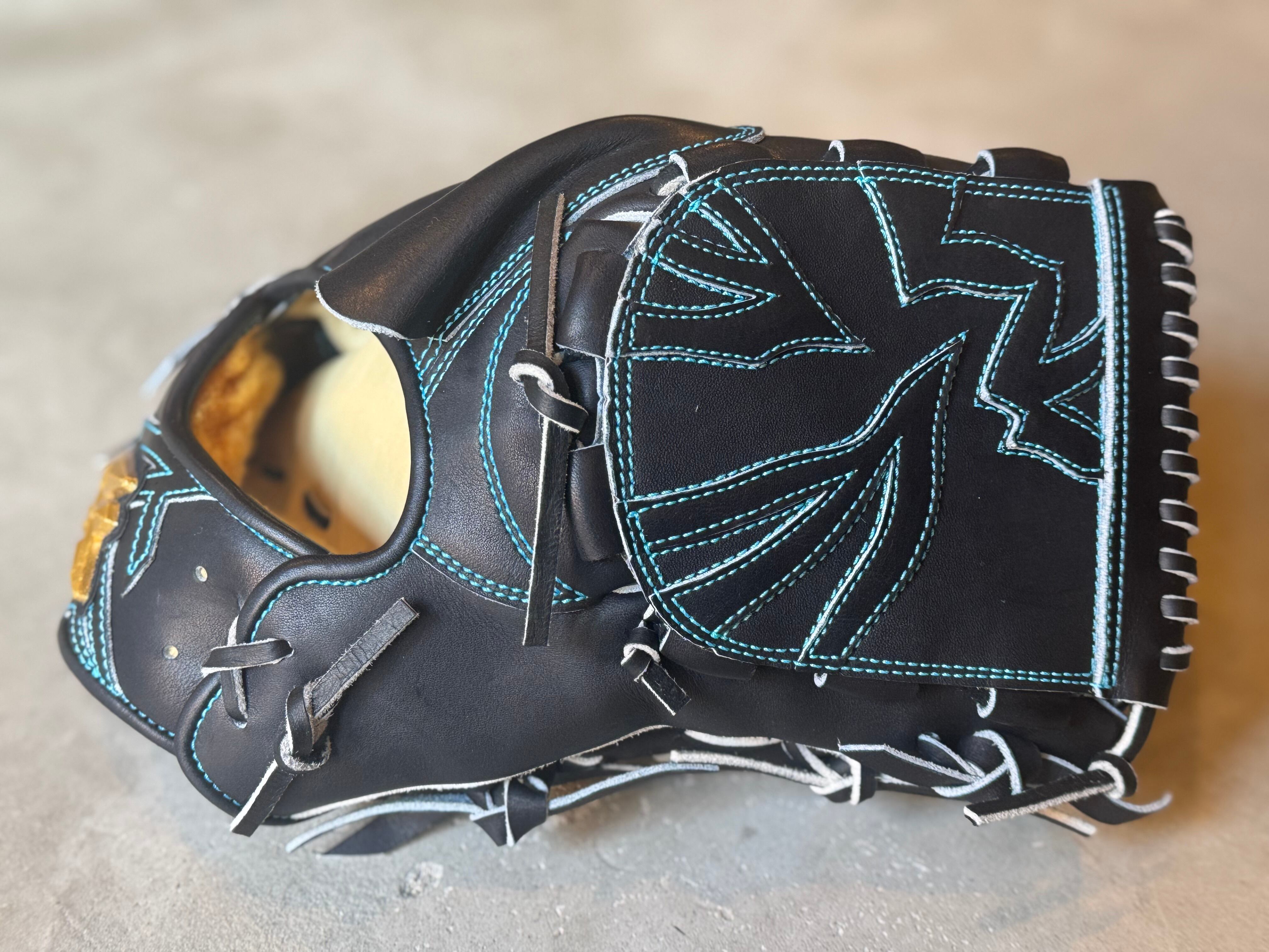 限定モデル【GS】硬式用グローブ EX-003型 ブラック メーカーガイド