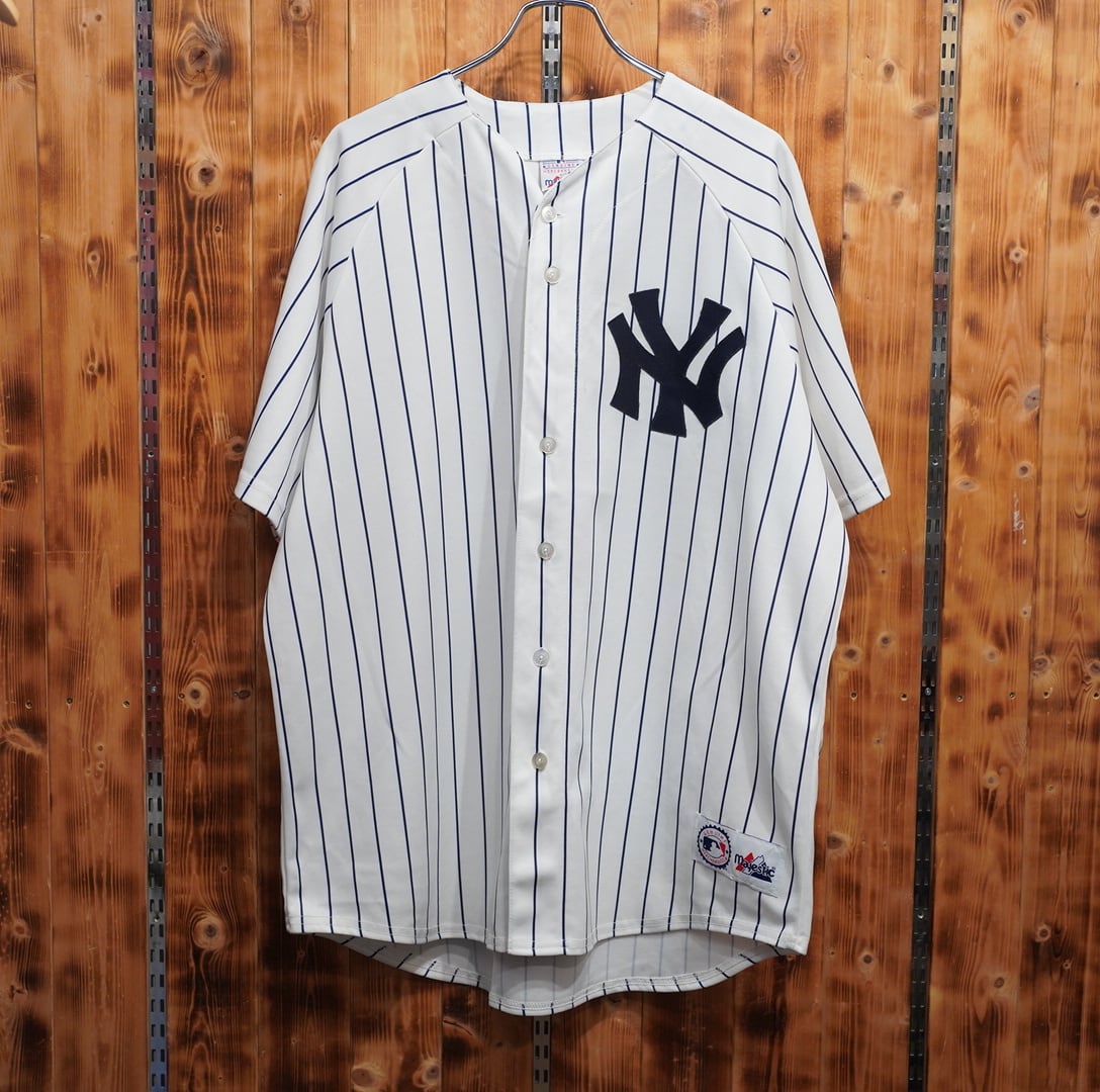 majestic newyork yankees 55 松井秀喜 ユニフォーム XL USA製 ヤンキース ゲームシャツ MLB ベースボールシャツ