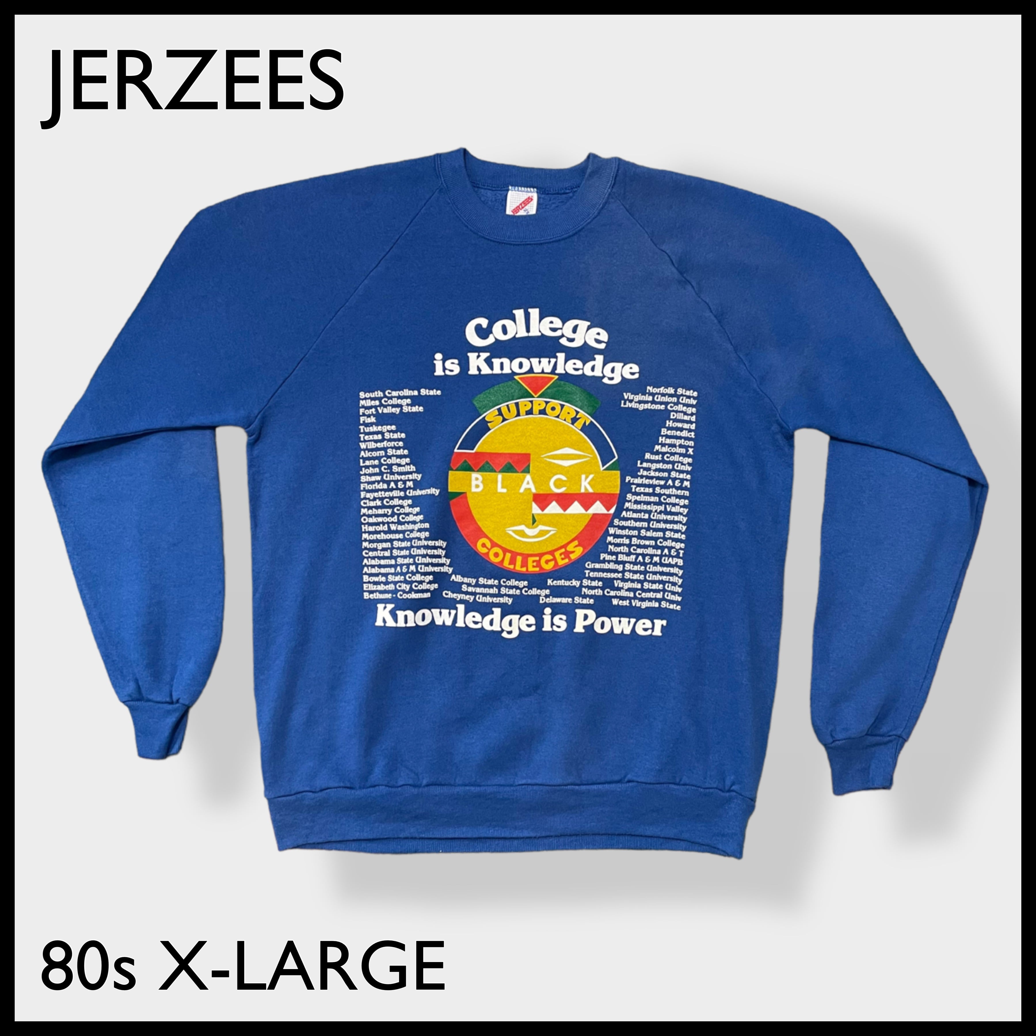 JERZEES】80s USA製 カレッジ 大学名 レトロ プリント スウェット ...