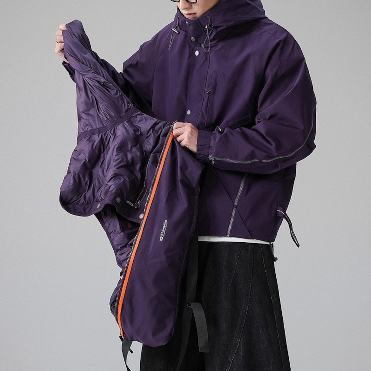 Zip-up Hip-length Padded Jacket ◇2color H0995