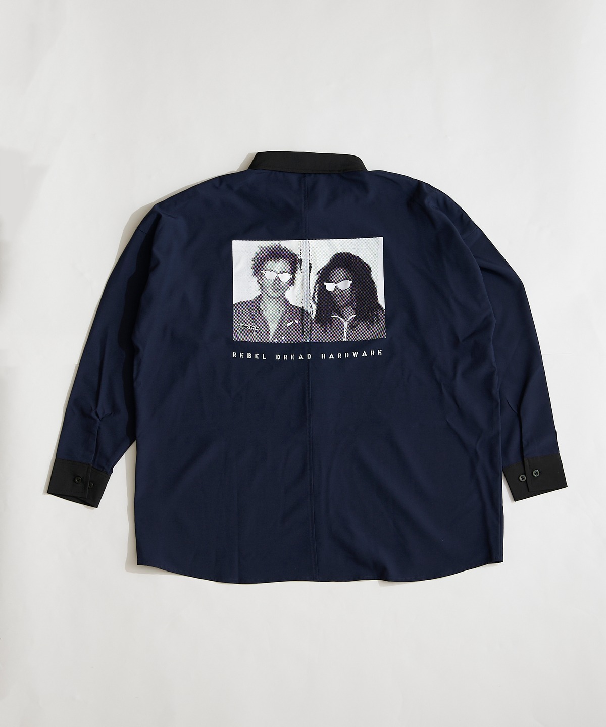 REBEL DREAD HARWARE JOHN SHIRTS NAVY×BLACK | Bridge Book Store