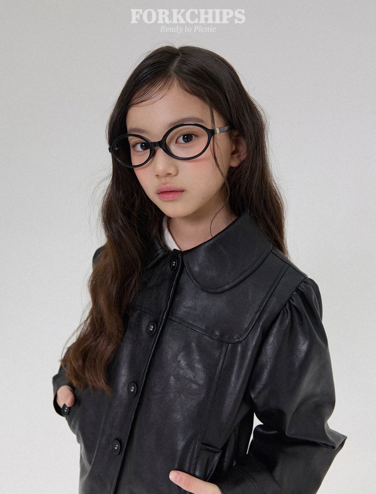 (ケース付）black［即納］ned fit glasses 26spring / FORK CHIPS