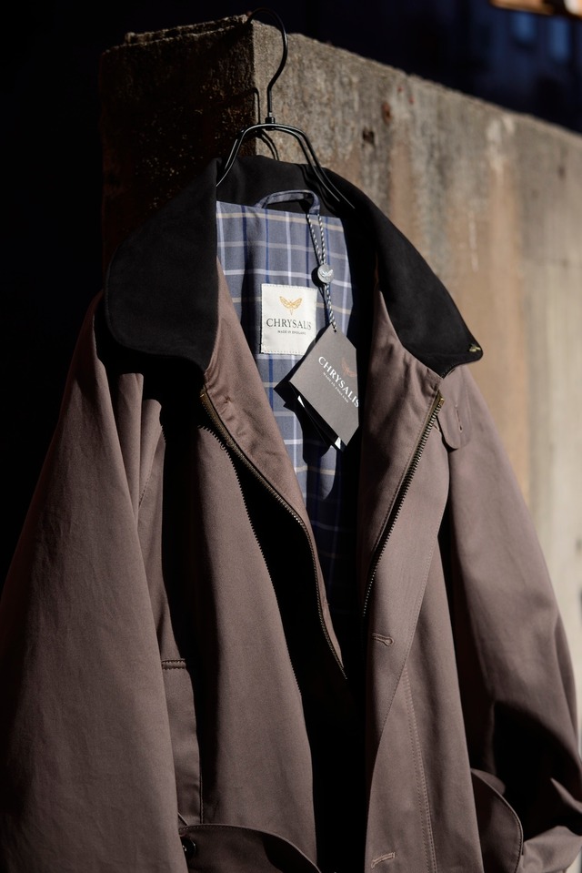CHRYSALIS / exclusive for tatazmaiizumai /cotton gabardine field half coat color / nuance Greige
