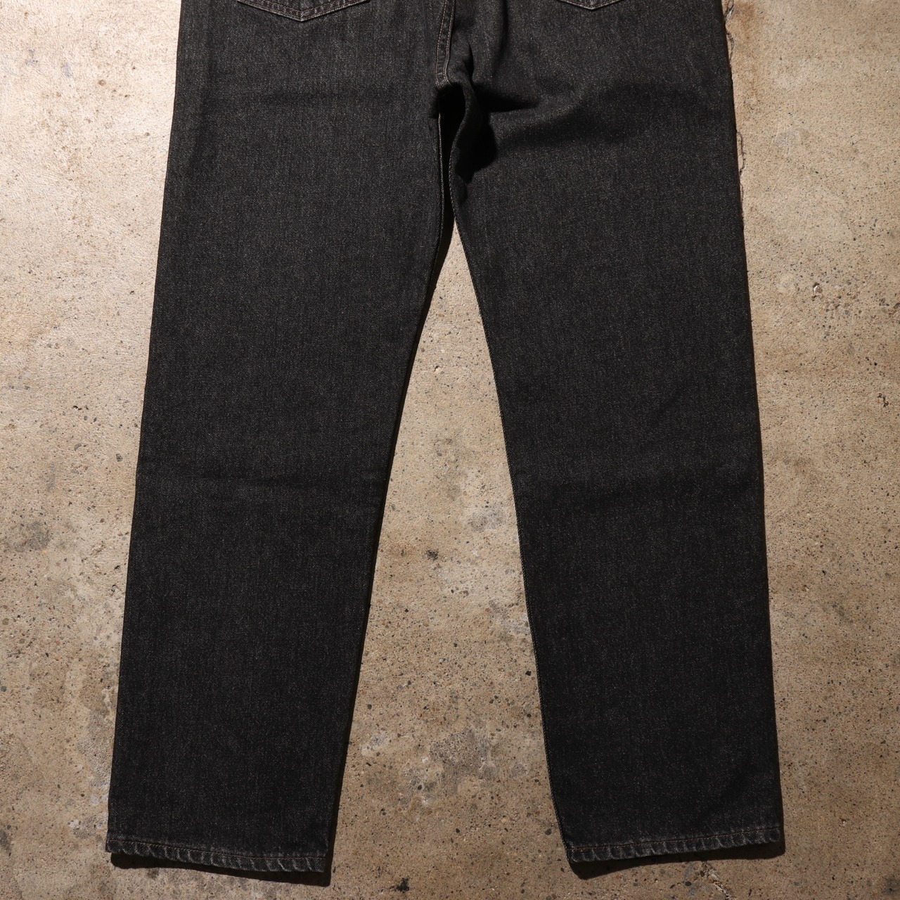 極美品 38×30 Levi's 505 USA 先染め黒 ブラックデニムパンツ オレンジタブ リーバイス