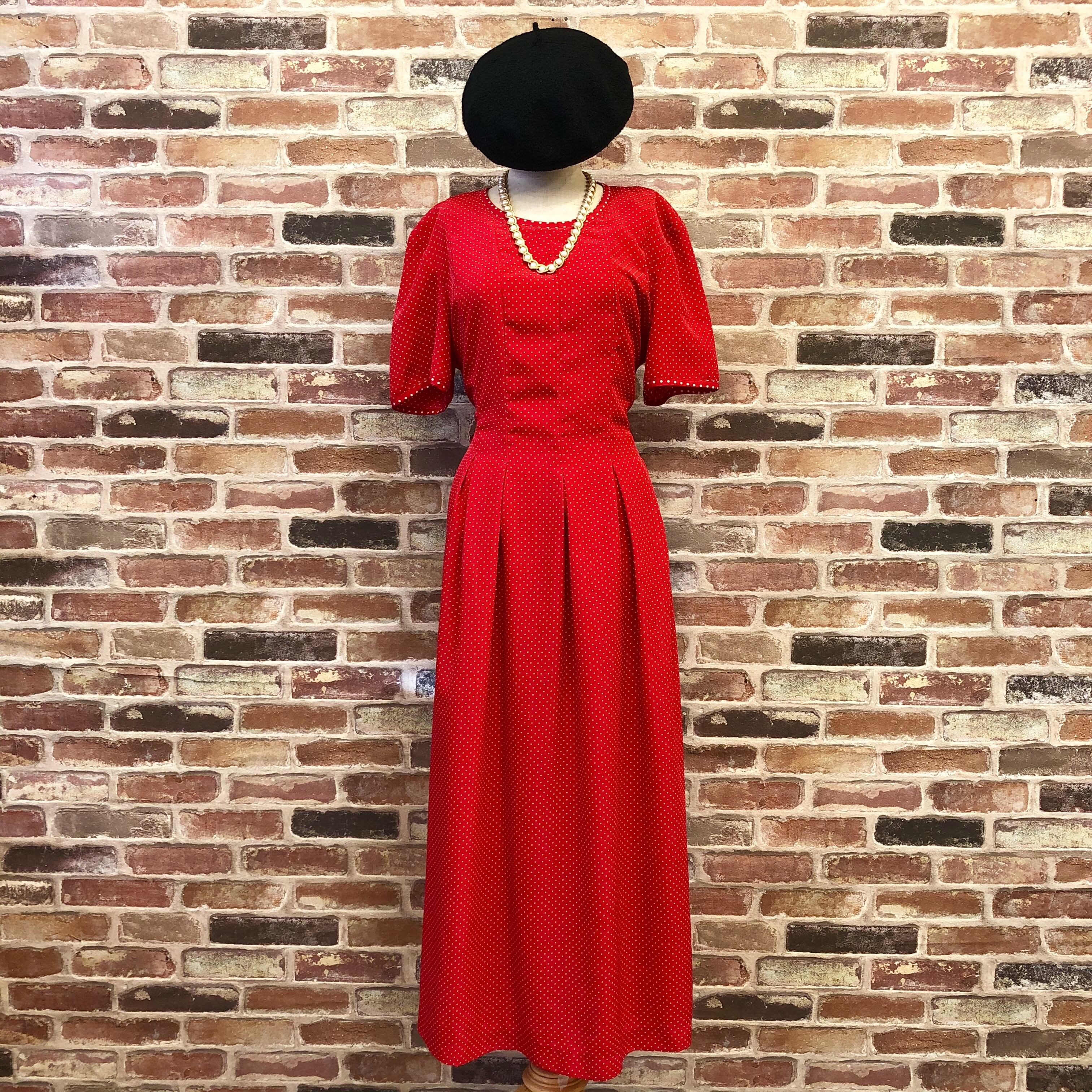 Dot Red One-piece