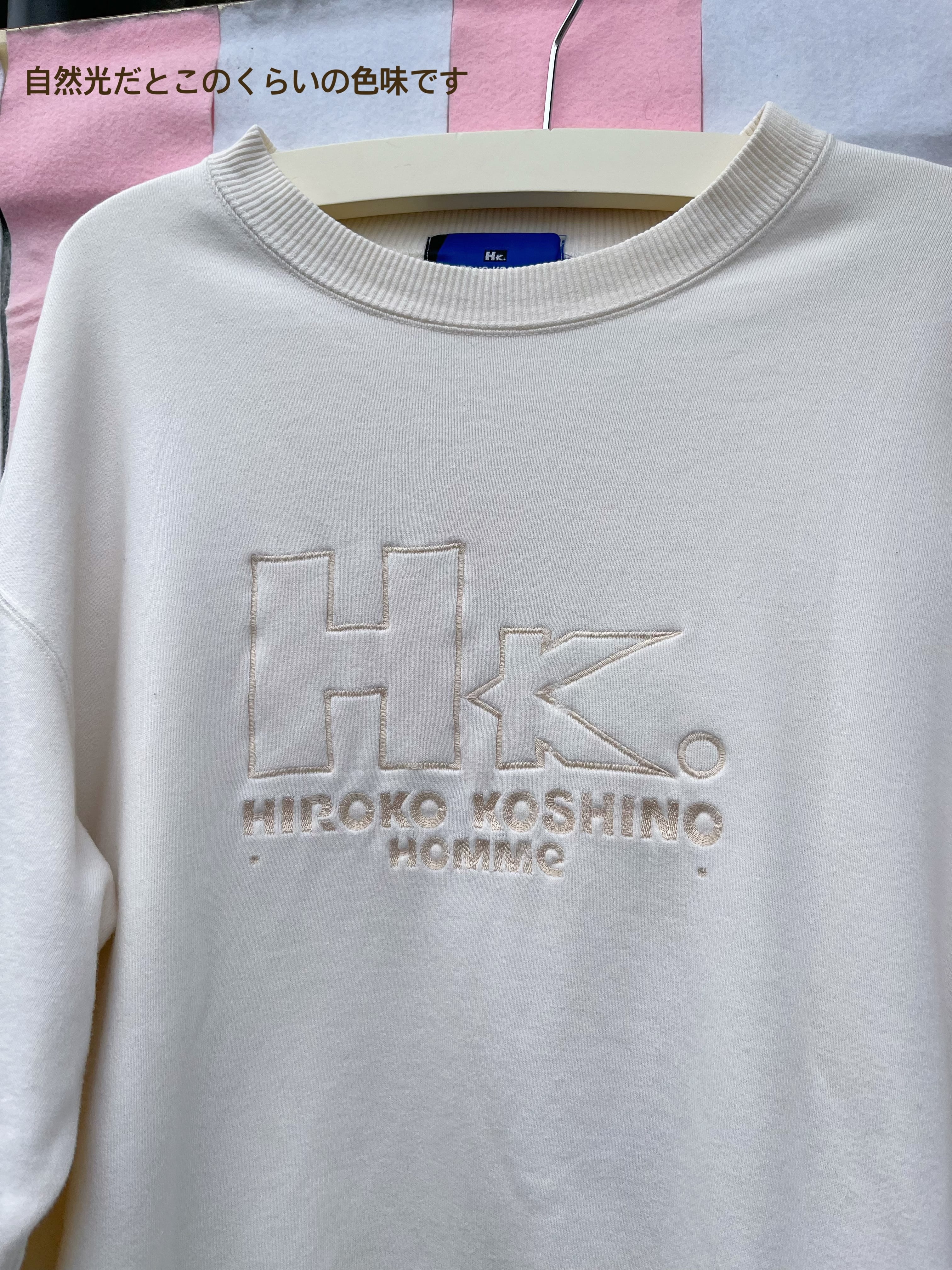 KOSHINO HIROKO / ivory cotton sweat