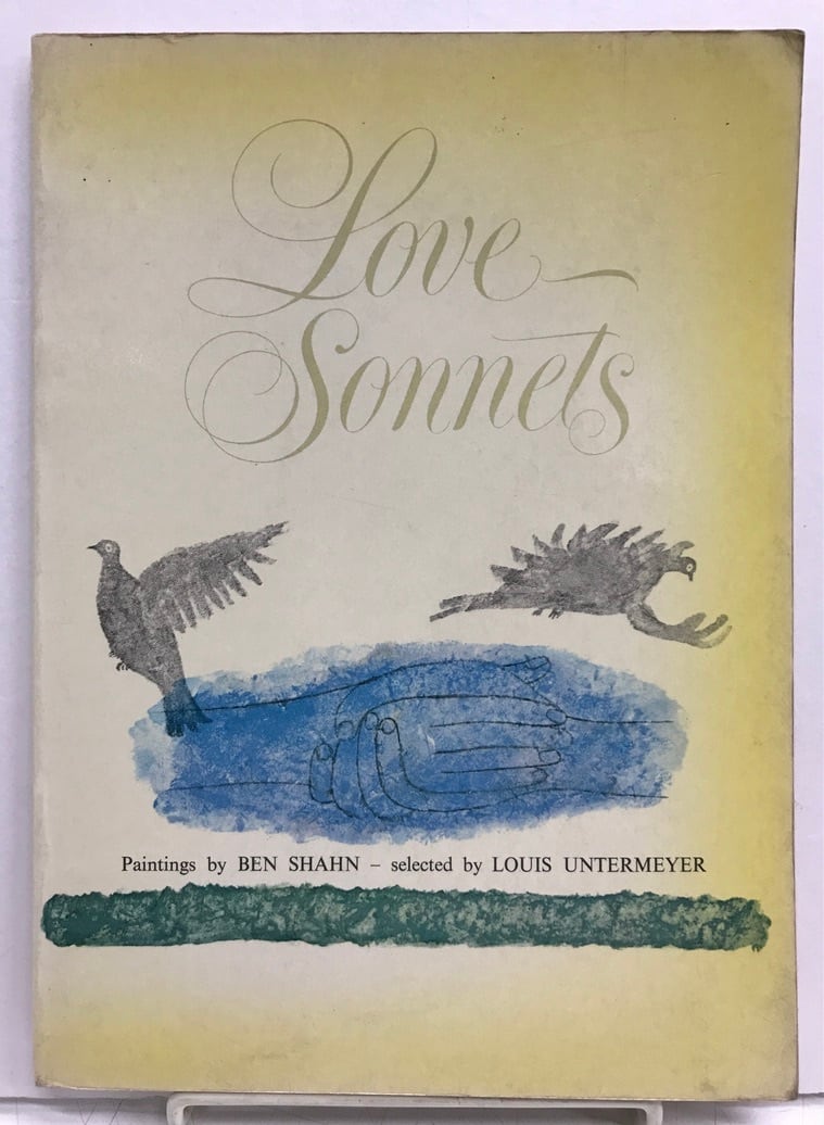 Sonnets　ベン・シャーン　UNTERMEYER　books　1974年　Harmony　BEN　LOUIS　Love　SHAHN　トムズボックス