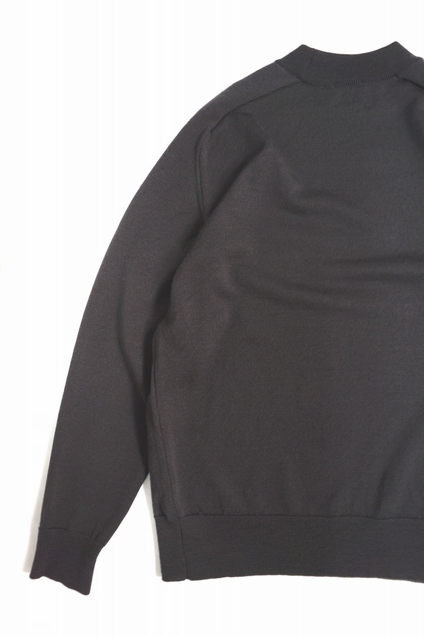 Worsted Merino Mock Neck P/O