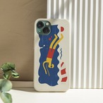 iPhoneケース プール 北欧レトロポップ｜レトロサーフ風スマホケース NOR080
