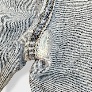 【LEVI'S】550 ジーンズ デニム ジーパン ワイドテーパード バギー ジッパーフライ W34 L34 リーバイス 色落ち ルーズ ダボパン リペア RELAXED FIT リラックスドフィット ダメージジーンズ メキシコ製 US古着