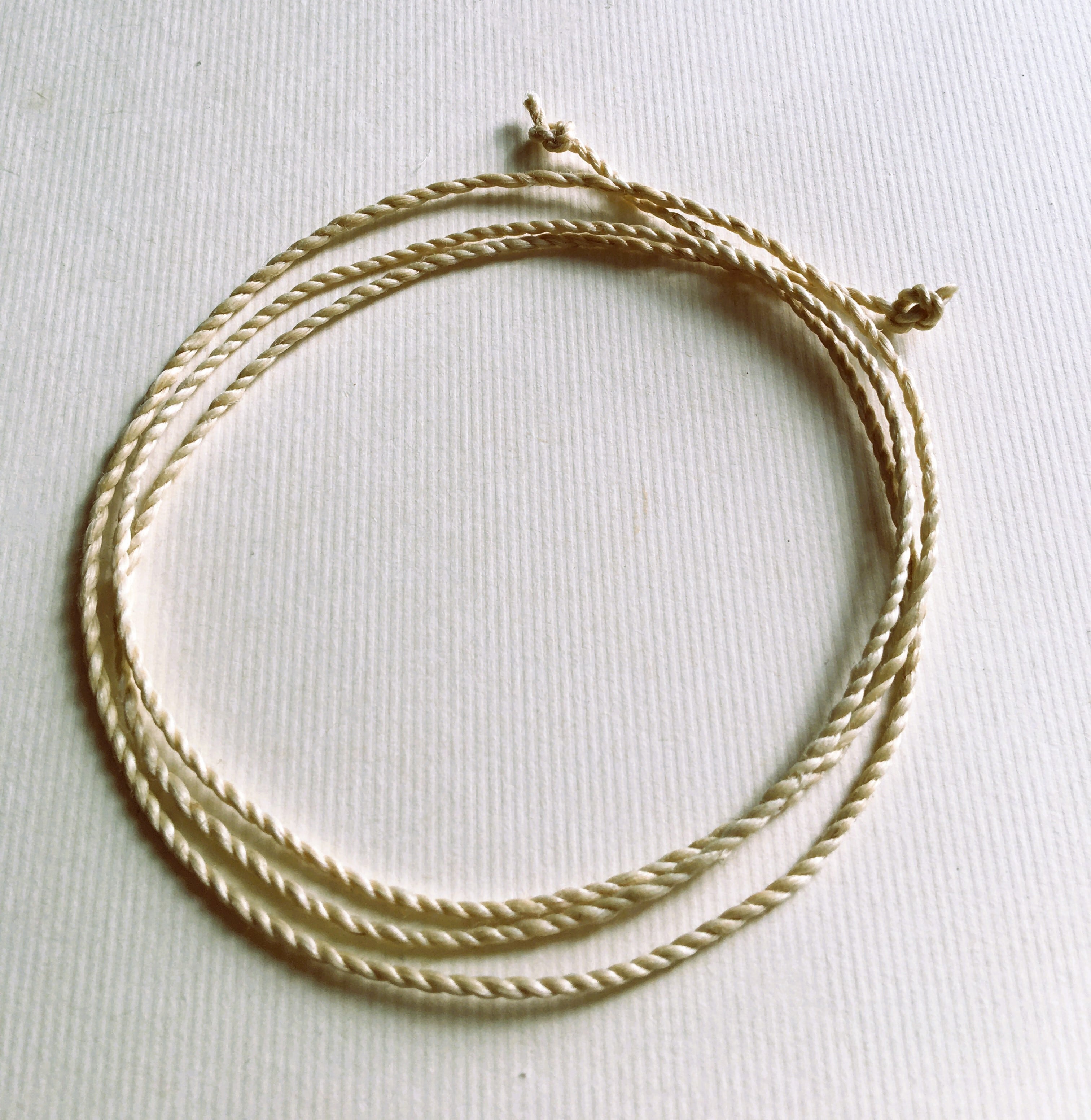 再入荷】特等 野州精麻紐 80cm（2mm）｜天然石ネックレス