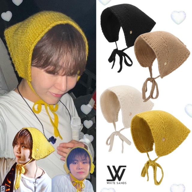 ★SEVENTEEN スングァン 着用！！【WHITE SANDS】KNIT EARMUFF BANDANA FORRES - 4COLOR