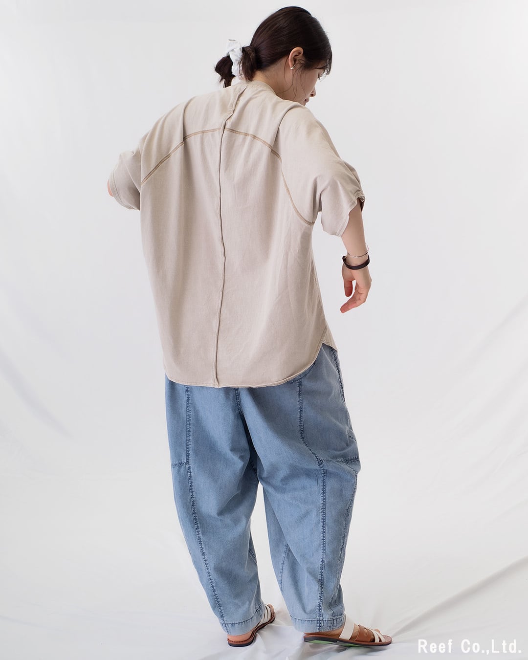 接触冷感デニムナッツパンツ】 ST-226007 Brand：mililopiulu | Reef