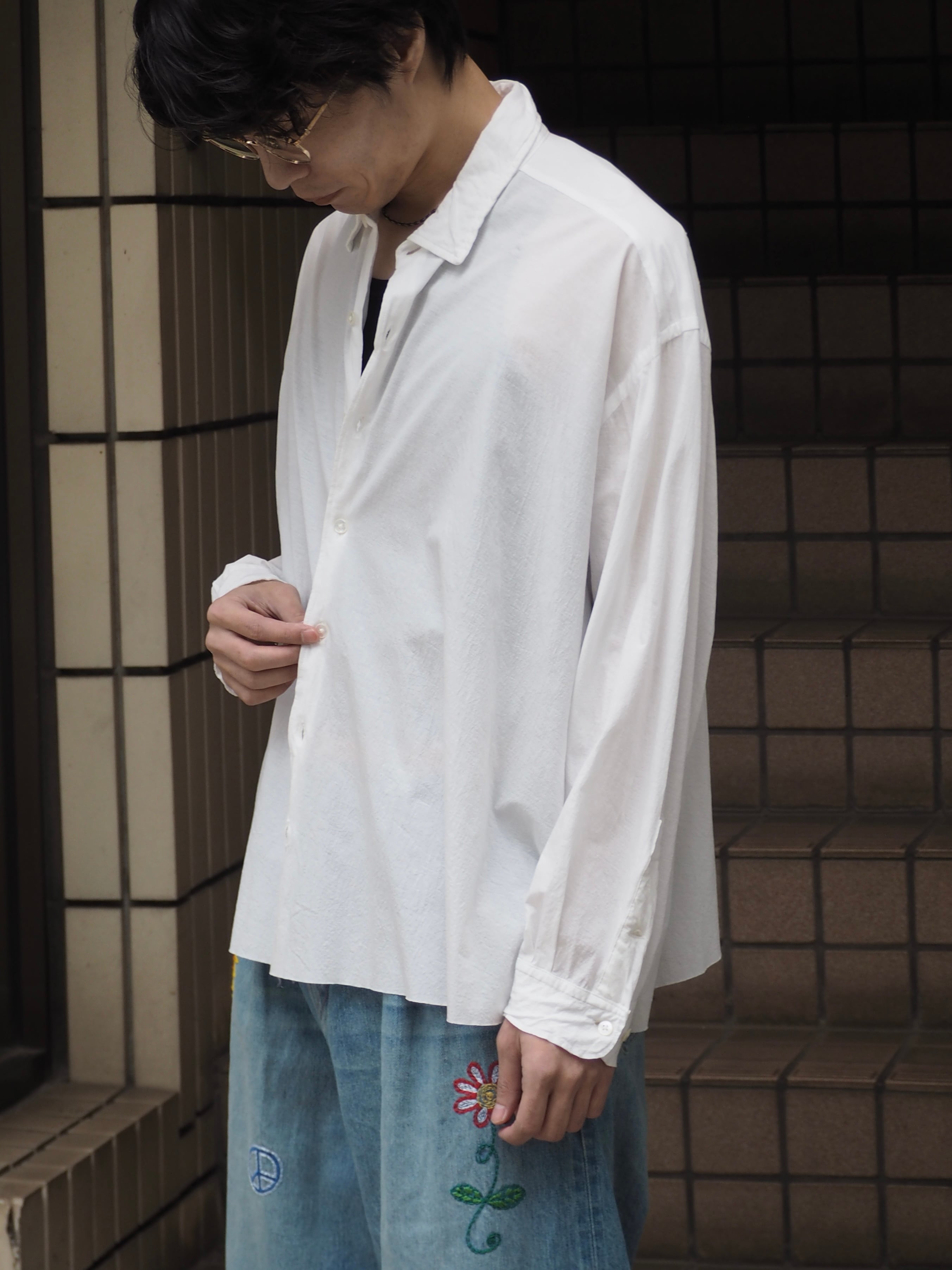KANEMASA PHIL. 46G Artisan Shirt(WHITE) | novastore(ノヴァストア