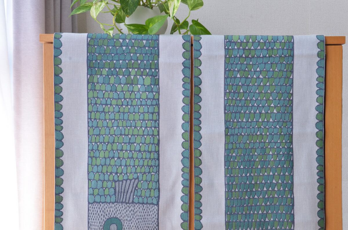 Ekelund テーブルランナー 35×120 〈FISKBEN〉Stig Lidberg