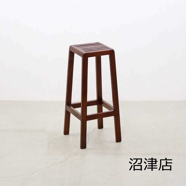 【沼津店】チーク無垢材 花台 サイドテーブル 展示台 ラック RCT03013