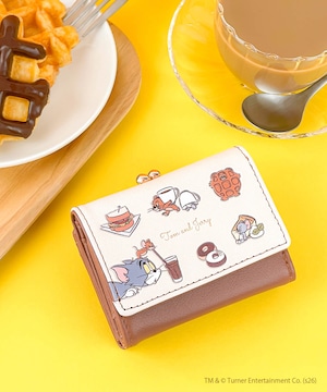 F268111-19_TOM and JERRY×Flapper カフェモチーフミニウォレット