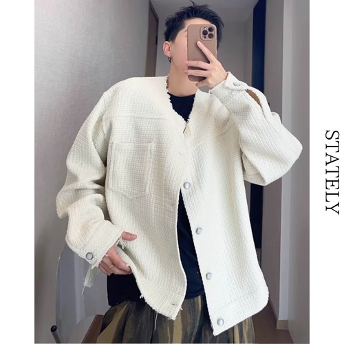 Raw Edge Waffle ジャケット/2color_O24 画像