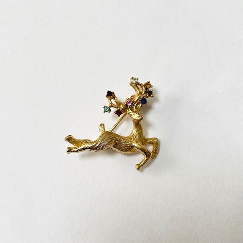 Vintage Deer Brooch