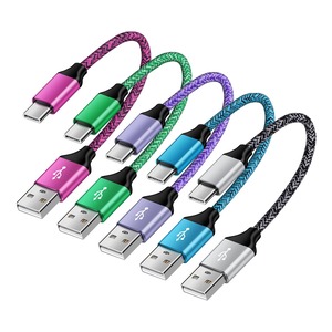 【在庫処分】USB C ケーブル 0.5M 【5本セット】 QC3.0急速充電 タイプc ケーブル 50cm 短い type c ケーブル USB2.0高速データ転送 ナイロン編み 高耐久性 iPhone15シリーズ/Galaxy S23 ultra/iPad Pro/iPad air 第5世代 /Sony Xperiaその他USB-C機器対応