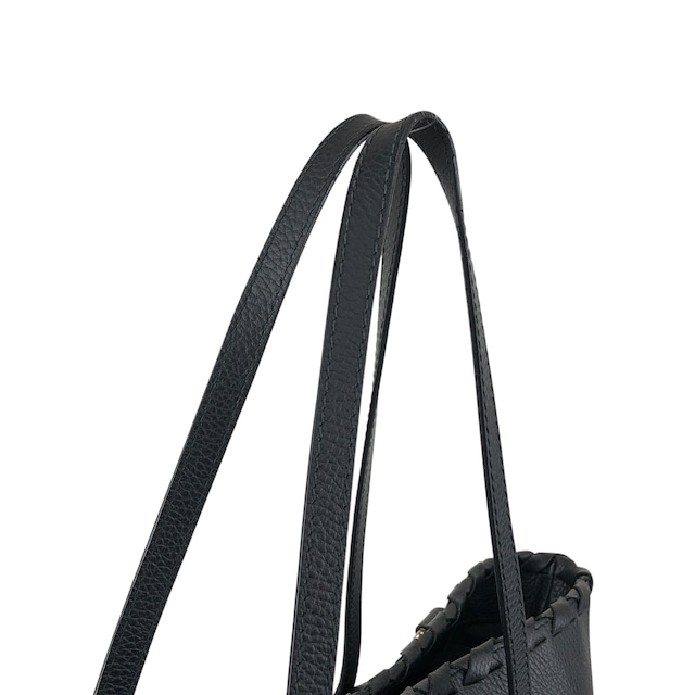 GUCCI グッチ トートバッグ ブラック バンブー レザー vintage ヴィンテージ オールド 5j436w