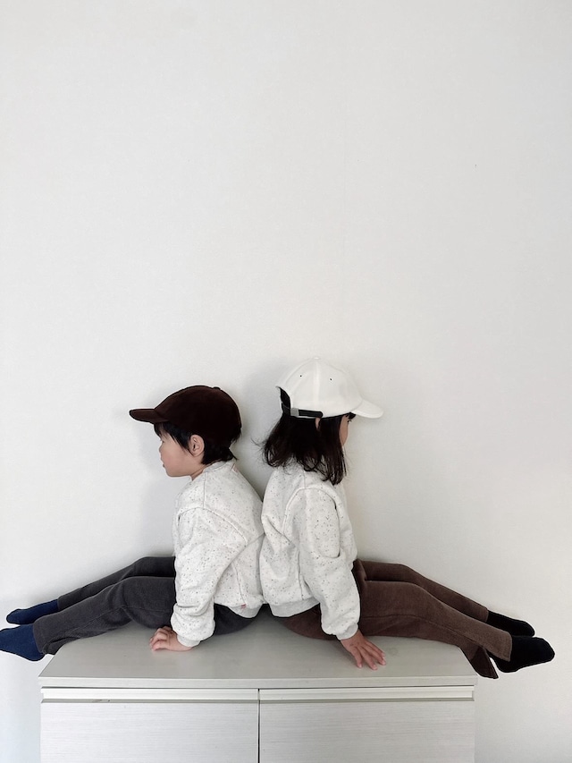 【即納】atomeme/Slit pants(brown/L)