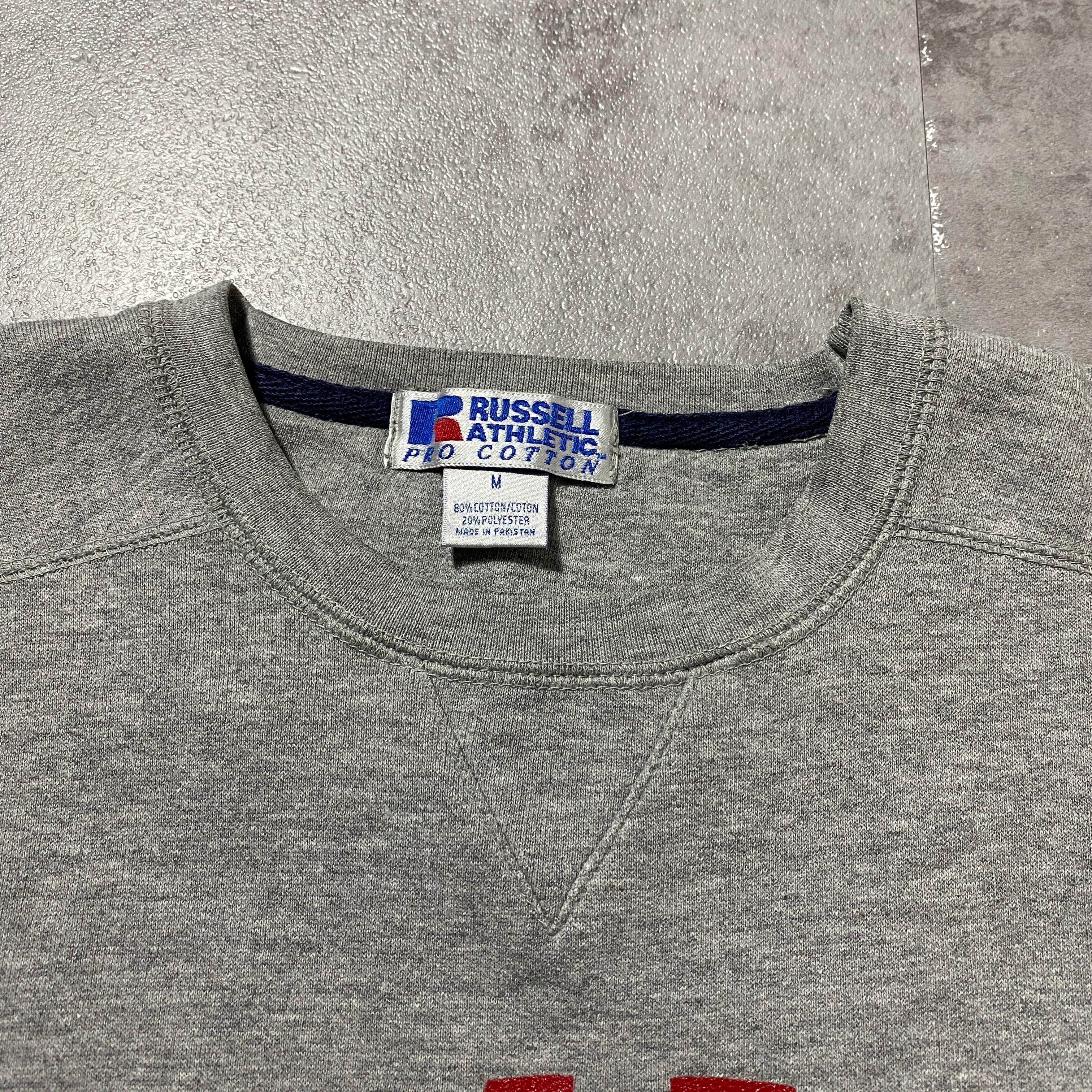 90\u0027s Russell Athletic グレー スエットトレーナー Sサイズ 