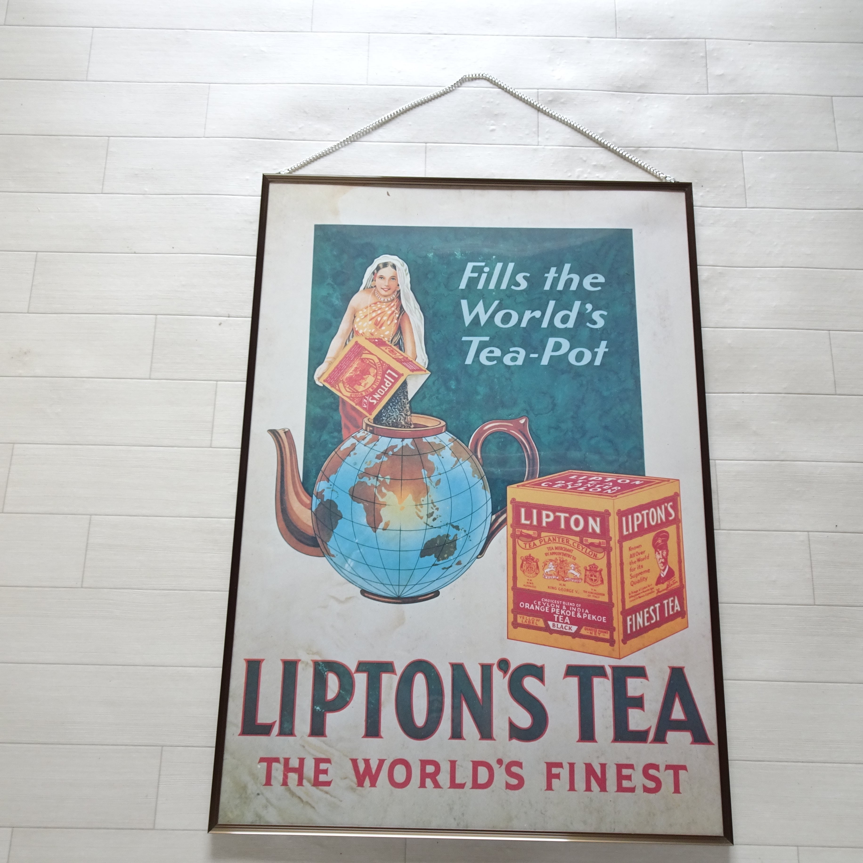喫茶リプトン A1ポスターパネル「LIPTON'S TEA」 | 純喫茶家具の村田商會
