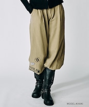サイドペイントオーバルジョガーパンツ (KHAKI) CQ-49018