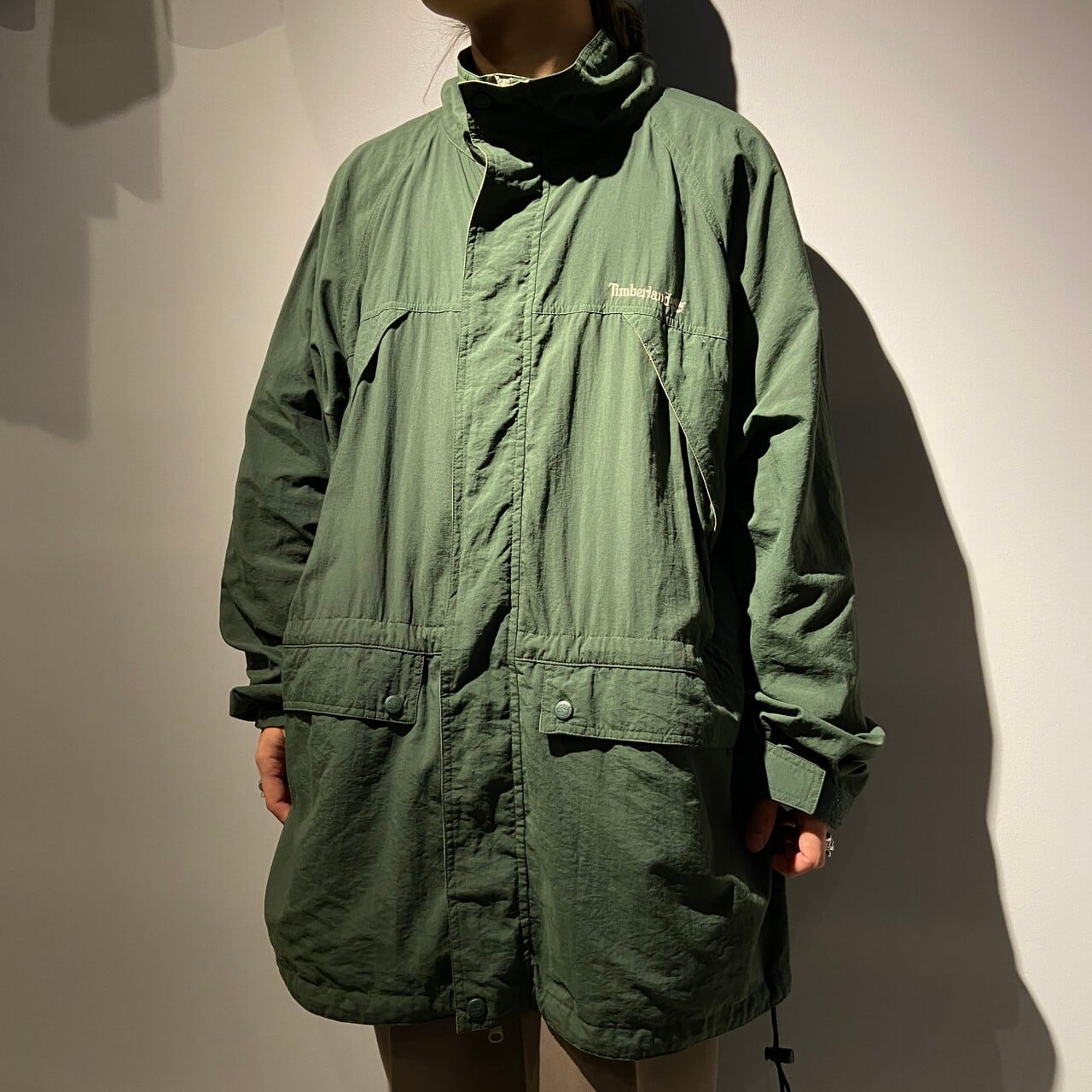 00年代 OLD Timberland オールドティンバーランド ナイロンジャケット マウンテンジャケット メンズ2XL相当 古着 ウインドブレーカー 00s ビンテージ ヴィンテージ