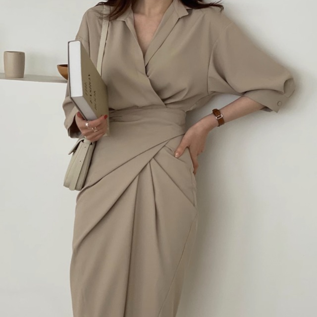 waist cross dress　10389