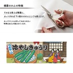 【受注生産】のれん 冷やしきゅうり/きゅうりの一本漬け Ukiyo-e Style 140×50cm