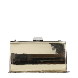 【新品】JIMMY CHOO ジミーチュウ レディース クラッチバッグ レザー ゴールド ZAHRAOMFBGOLD