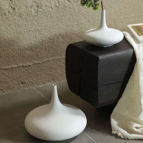 花瓶 フラワーベース しずく ドロップ 一輪挿し おしゃれ モダン 北欧 インテリア 雑貨 陶器 デザイン シンプル ミニマル