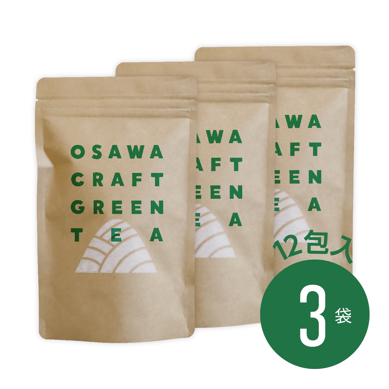 OSAWA CRAFT GREEN TEA（12包入り×3袋）送料込み！