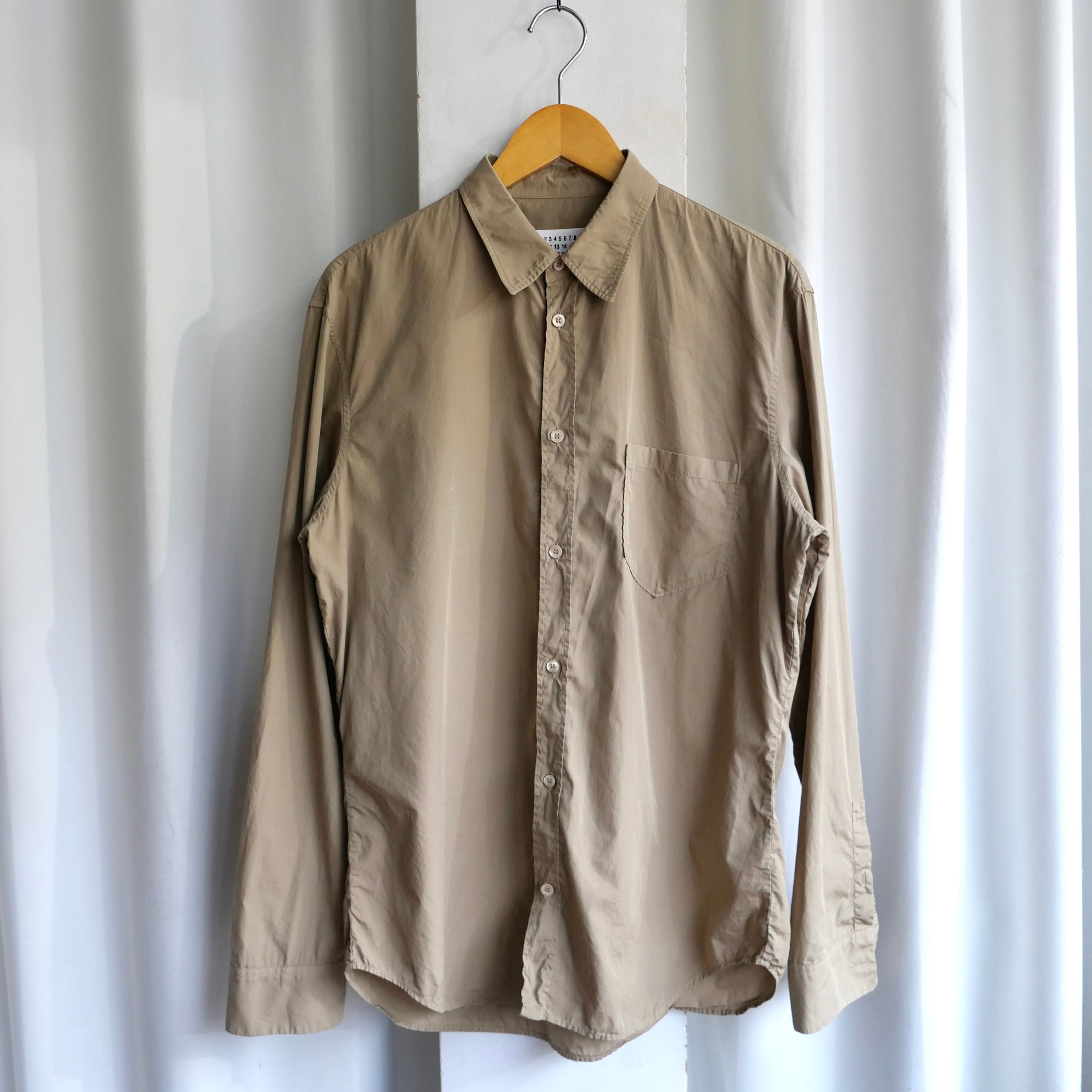 Maison Margiela 18AW BEIGE SHIRT | safarionline