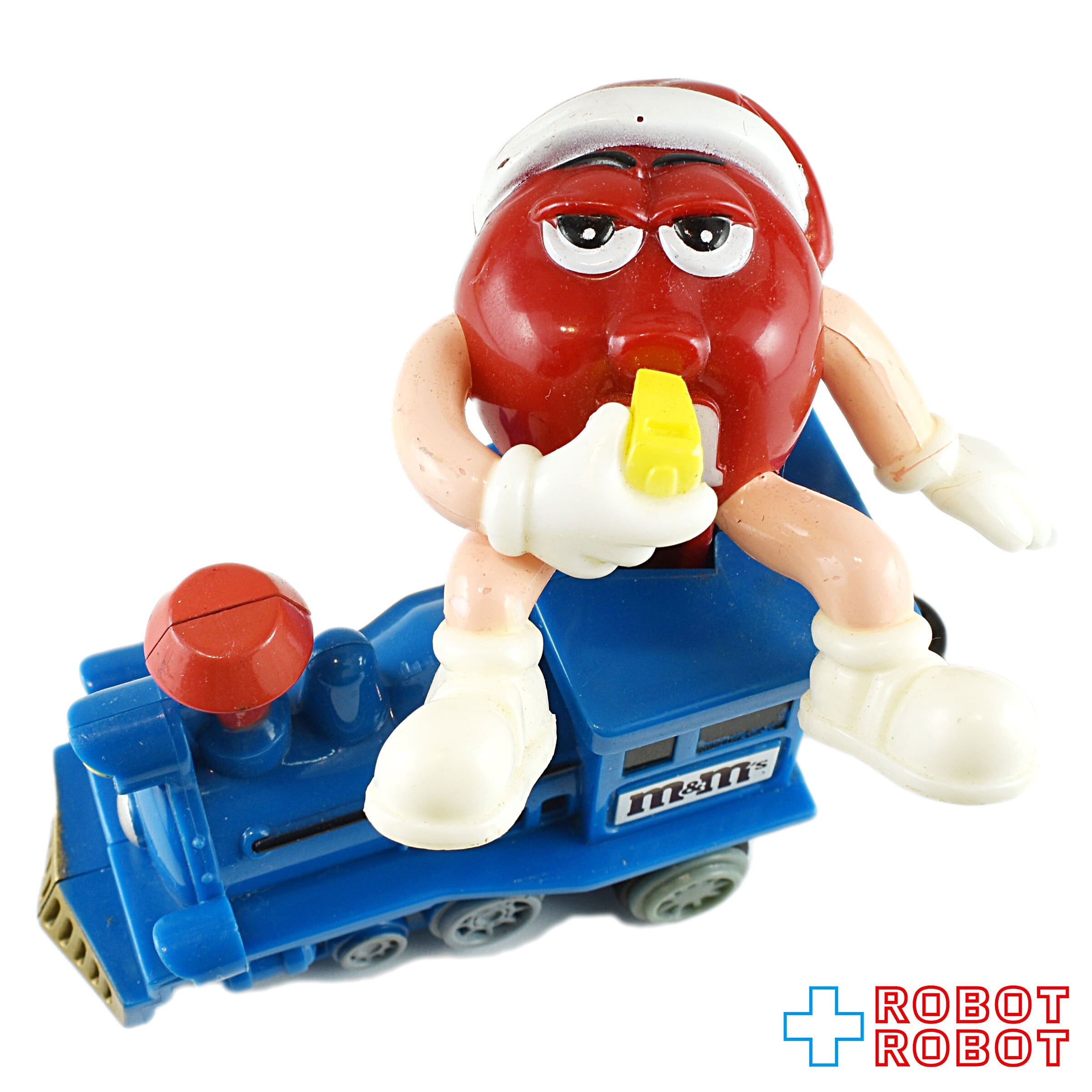 M&M's 2005 クリスマス・トレイン・トッパー レッド サンタハット 青