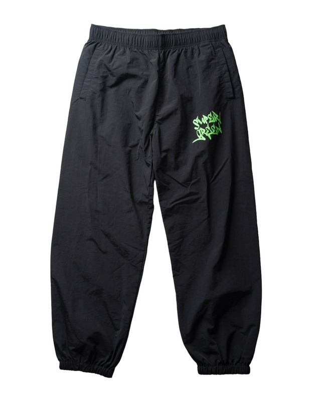 SG  Letter Nylon pants（Black）