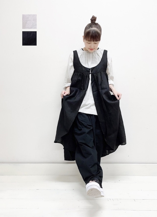 【ROBE de PEAU】エプロンワンピース / R173