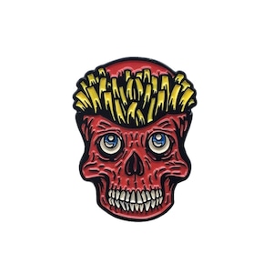 No Fit State ピンバッジ ソフト エナメル "Skull Fries Pin" AJ00601
